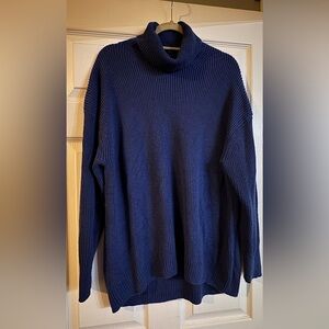 J. Crew Women’s Deep Blue Crewneck Sweater